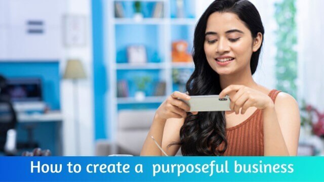 how to create a purposeful business in America