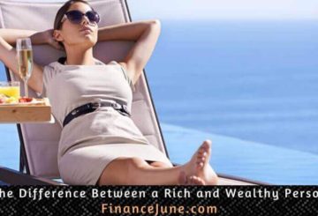 the difference between a Rich and wealthy person