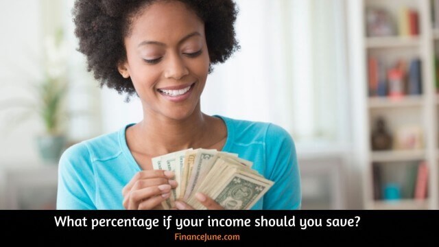 what percentage of of your income should you save?